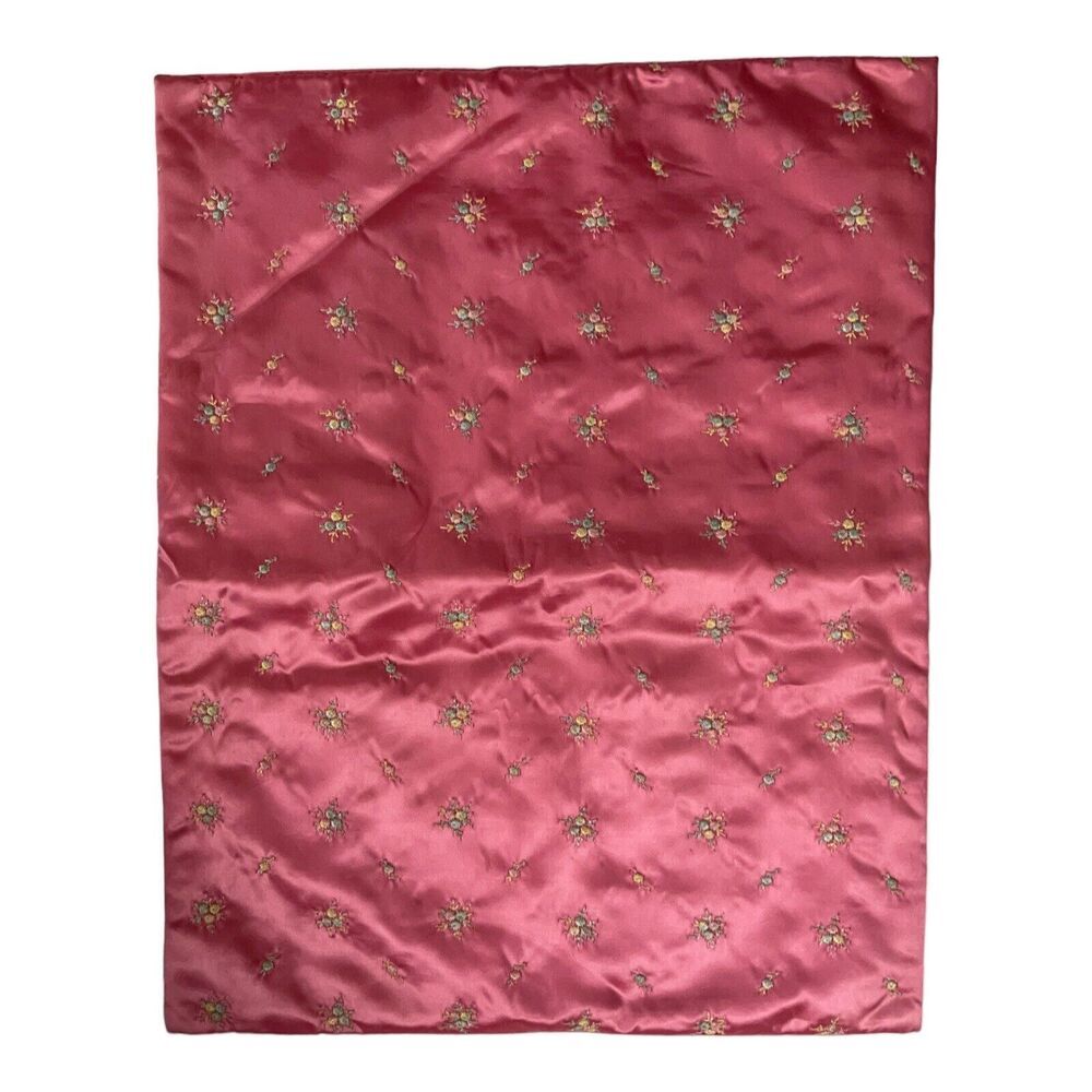 Pink Satin Pillowcase 16 X 20 Romantic Barbiecore Legally Blonde Princess Girly